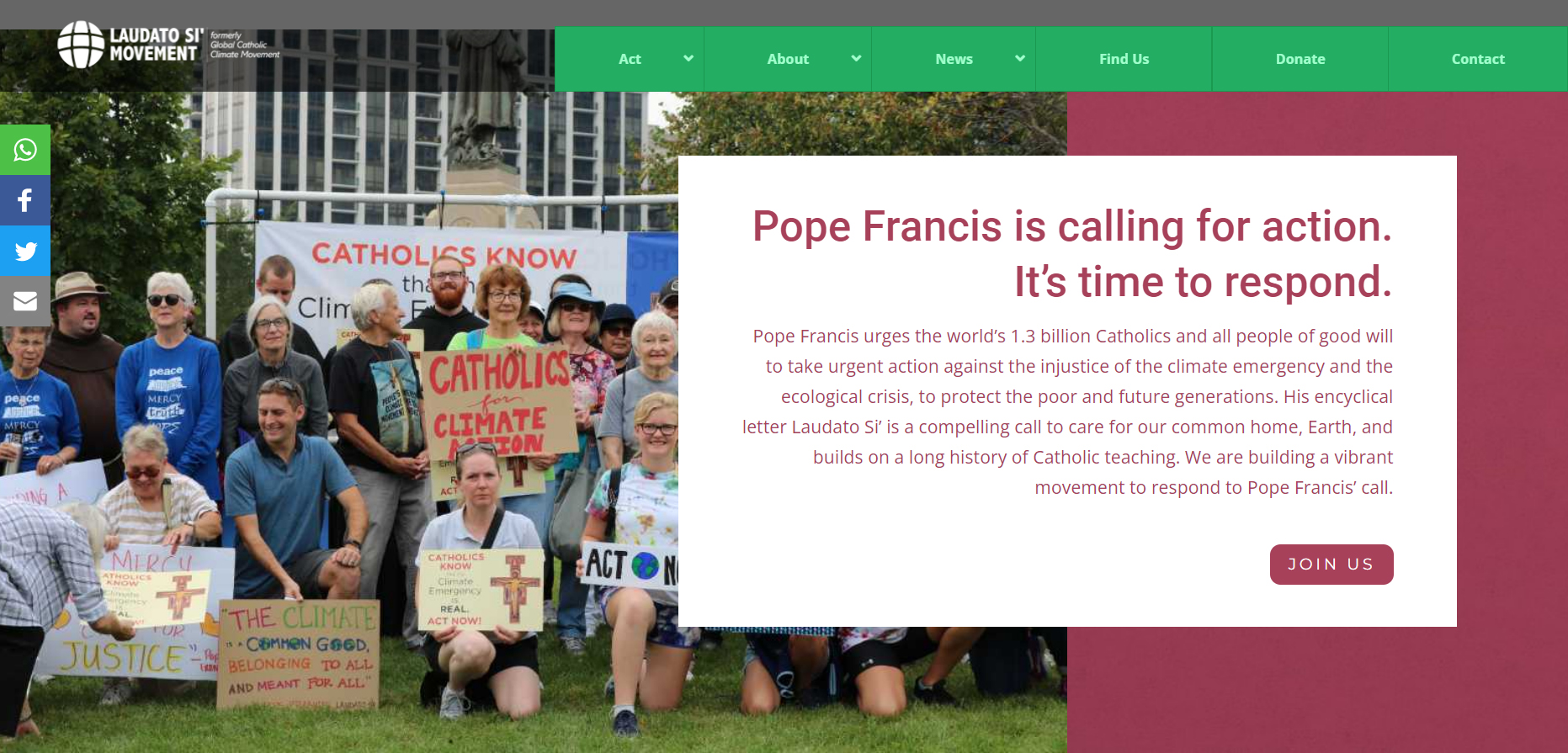 Всемирное католическое движение по сохранению климата